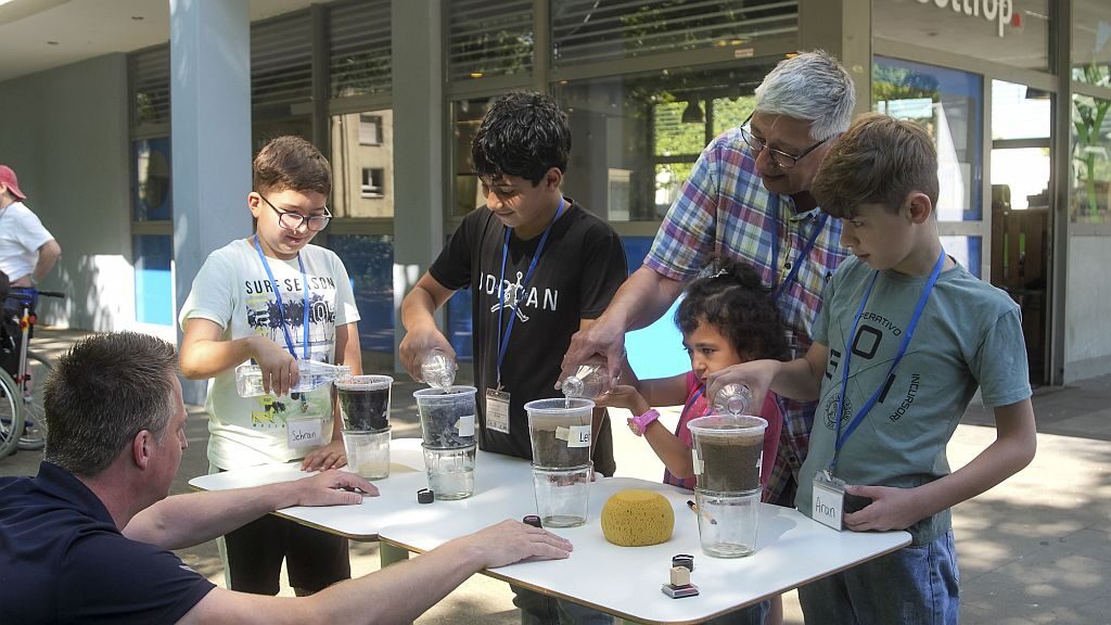 Ferienprogramm auf Prosper III. Foto: Marco Polk/EGLV