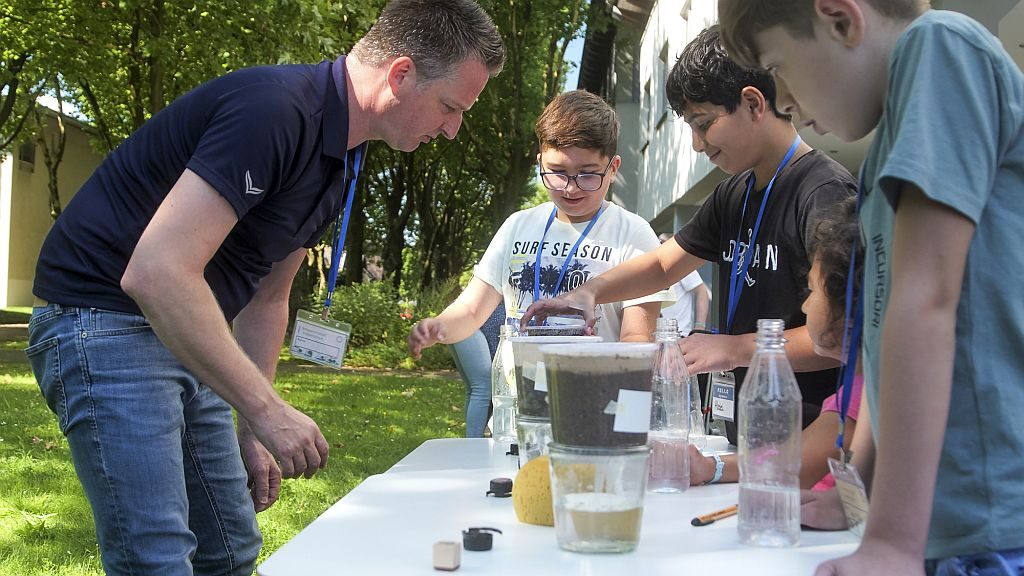 Ferienprogramm auf Prosper III. Foto: Marco Polk/EGLV