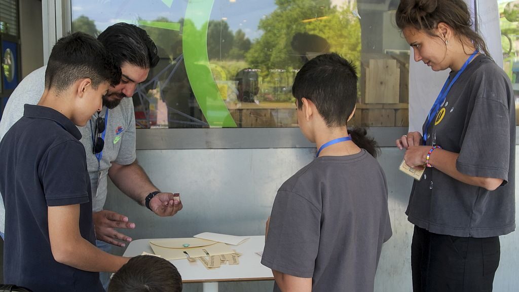 Ferienprogramm auf Prosper III. Foto: Marco Polk/EGLV