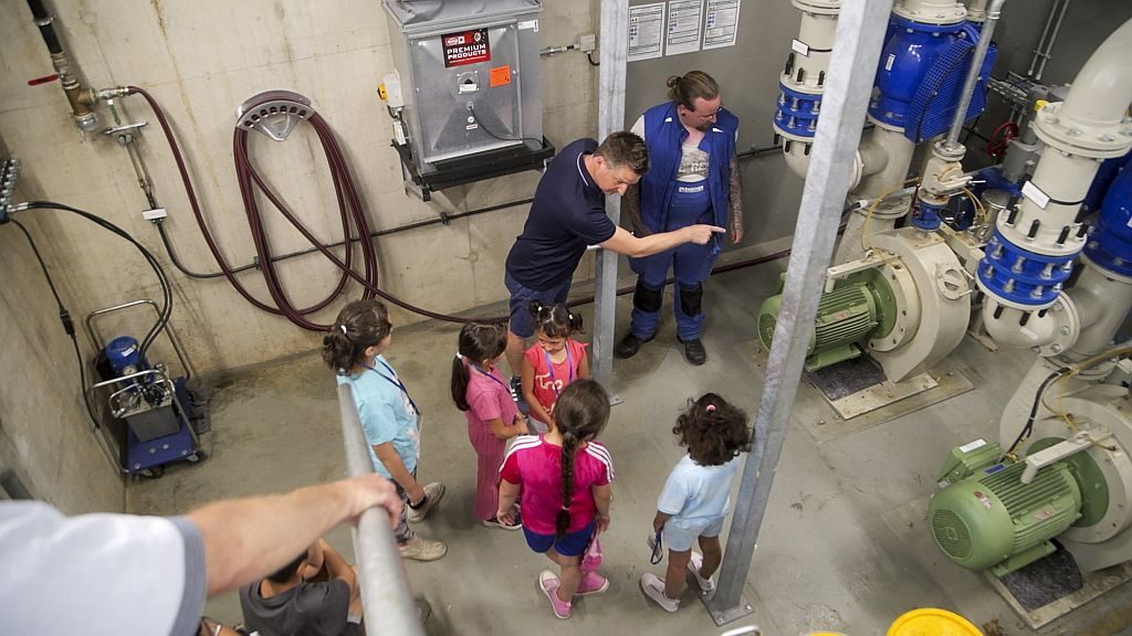 Ferienprogramm auf Prosper III. Foto: Marco Polk/EGLV