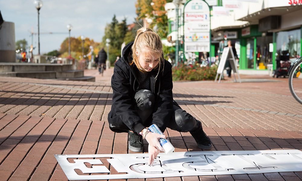 Projekt: Deine Worte im Fluss. Foto: Helge Jahn/EGLV