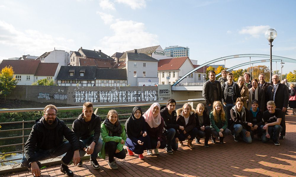 Projekt: Deine Worte im Fluss. Foto: Helge Jahn/EGLV