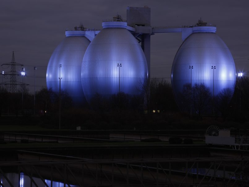 Klärwerk Emscher-Mündung in Dinslaken. Foto: Klaus Baumers/EGLV