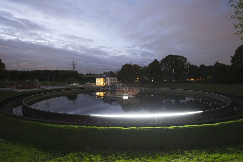 Der Bernepark bei Nacht. Foto: Roman Mensing/EGLV